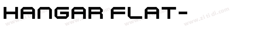 Hangar Flat字体转换